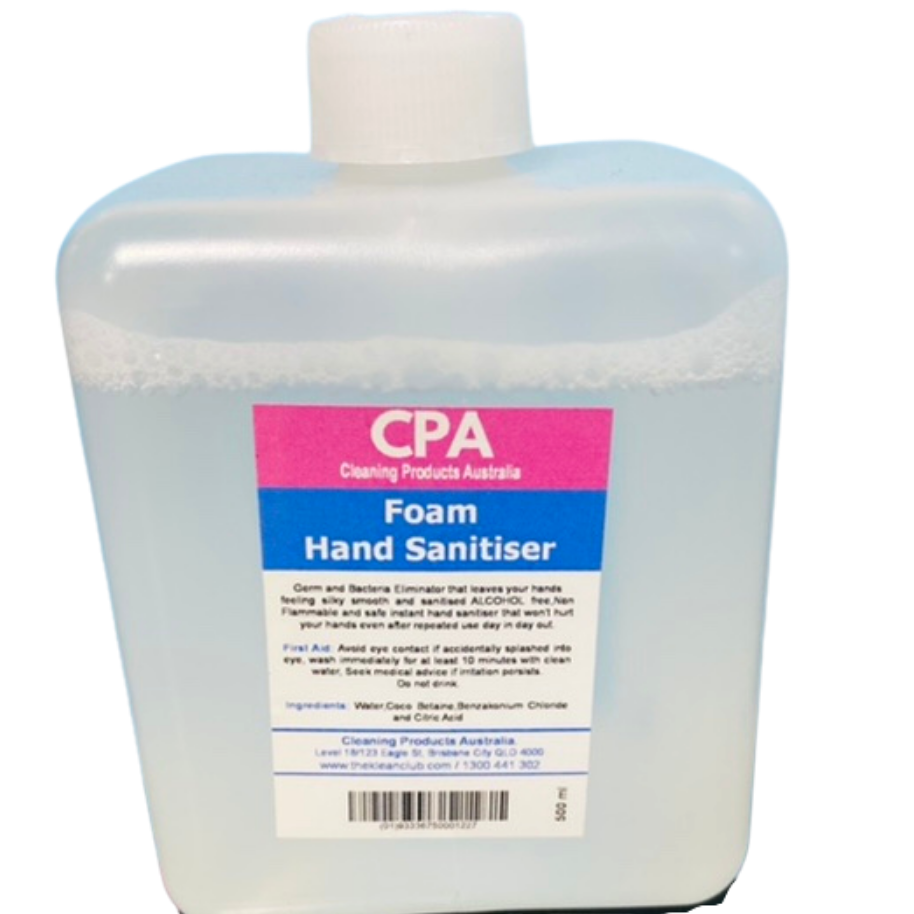 CPA FOAM HAND SANITISER  REFILL 550ML X 8