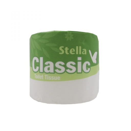 [4005] STELLA COMMERCIAL 2PLY 400SHT RECYCLED TOILET TISSUE - 48 ROLLS/CTN AUSTRALIAN MADE