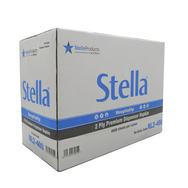 STELLA HOSPITALITY 2PLY 4000SHT DISPENSER NAPKIN - 20 PACKS/CTN