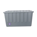 STORAGE TUB - GREY 80L