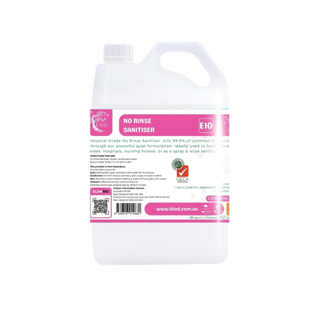 E10 - ESO NO RINSE SANITISER