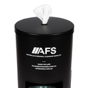 AFS BLACK FLOOR STAND WITH BIN MATTE BLACK