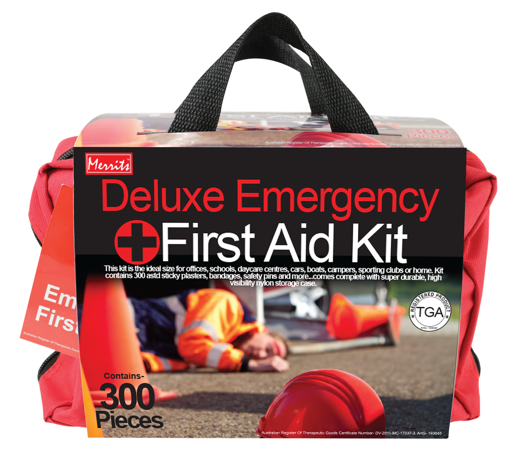 MERRITS 300PC FIRST AID KIT- TGA APPROVED