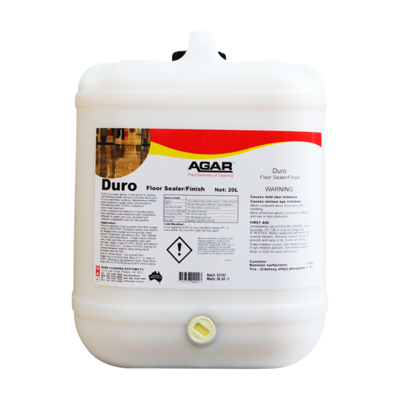 AGAR -  DURO FLOOR SEALER &amp; FINISH 20L