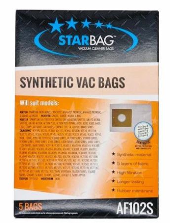 CLEANSTAR - VAC BAG 5PK SYNTHETIC HOOVER 4000X