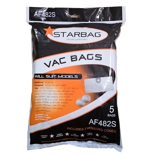 CLEANSTAR -VACBAG 5PK VAX(VS120)SYNTHETIC