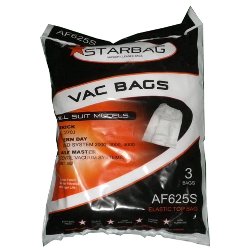 CLEANSTAR - VACBAG 3PK SILM ASTDUCT SYNTHETI