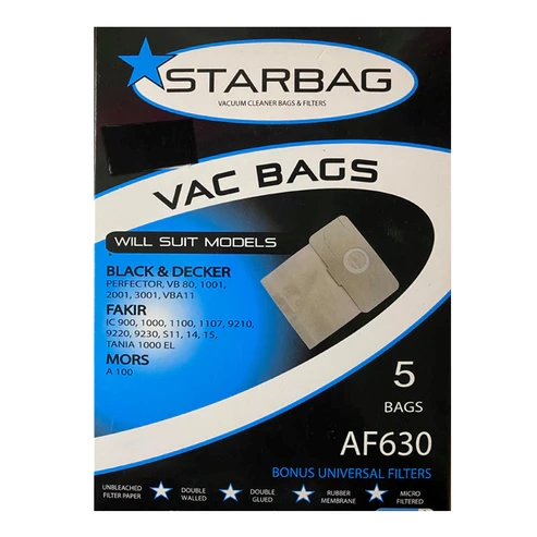 CLEANSTAR -VACBAG 5PK B&amp;D PERFECTOR(VS187)