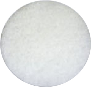 13&quot;POLISH PAD (WHITE)-PS001/002