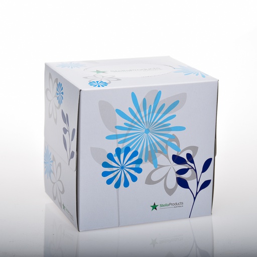 STELLA DELUXE 2PLY 90SHT CUBE FACIAL TISSUE