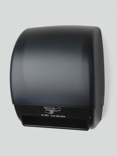 BLACK ELECTRONIC AUTOCUT ROLL TOWEL DISPENSER