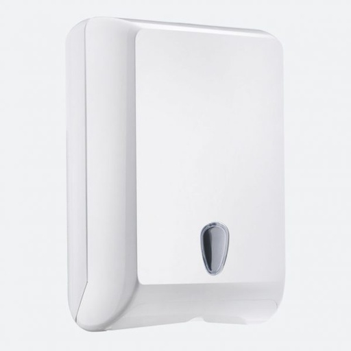 WHITE MIDI FOLD HAND TOWEL DISPENSER