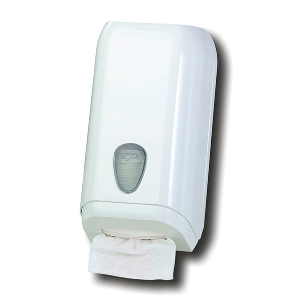 INTERLEAF TOILET TISSUE Dispenser WHITE