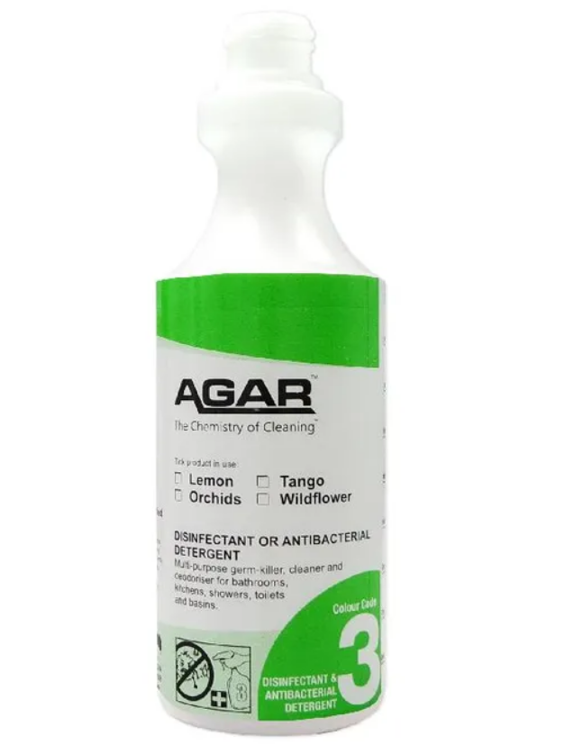 AGAR - DISINFECTANT BOTTLE 500ML