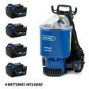 PACVAC - SUPERPRO 700 ADVANCED BATTERY BACKPACK VACUUM CLEANER