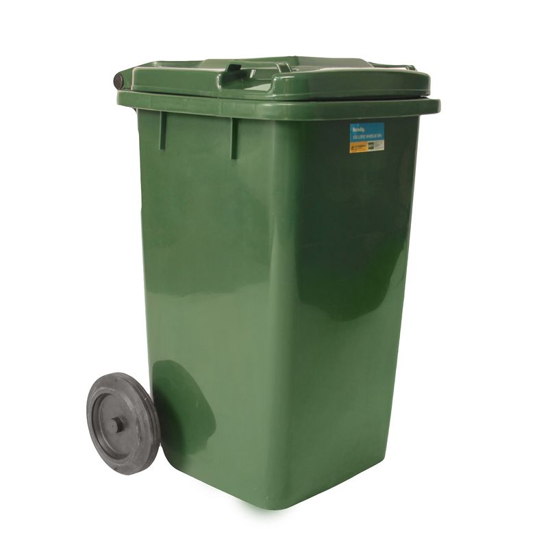 120L WHEELIE BIN GREEN