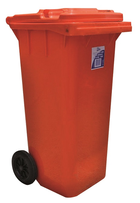 EDCO HEAVY DUTY BIN WITH WHEELS 120L