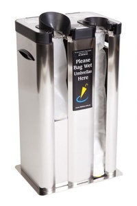 [OP2-H] WET UMBRELLA BAGGING MACHINE STAINLESS STEEL - FINE FINISH &amp; SATIN (SATIN)