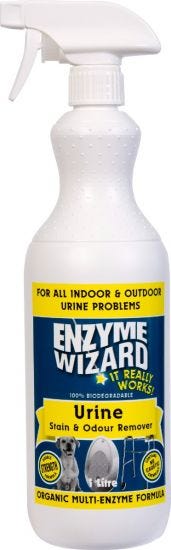 ENZYME WIZARD URINE STAIN &amp; ODOUR REMOVER 1L SPRAY