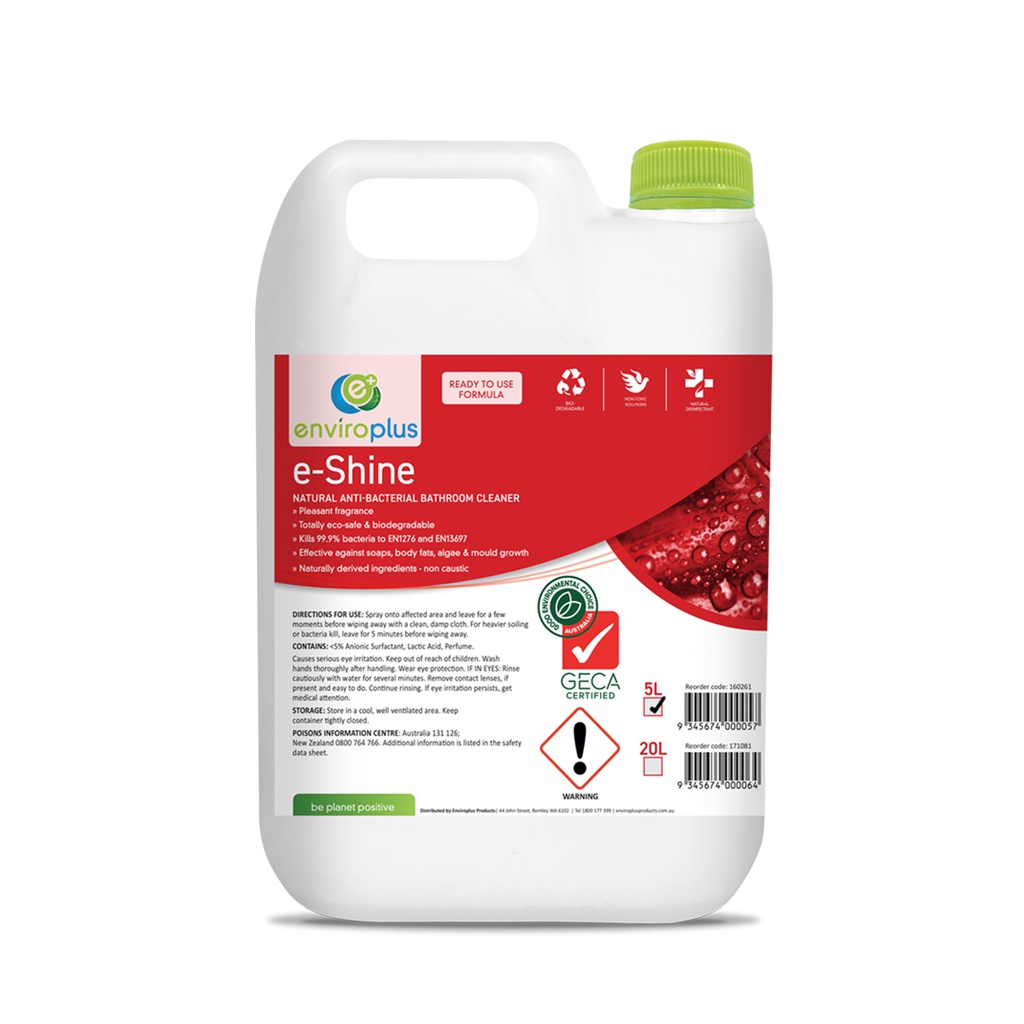 E-SHINE BATHROOM CLEANER 5L