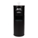 AFS BLACK FLOOR STAND WITH BIN MATTE BLACK