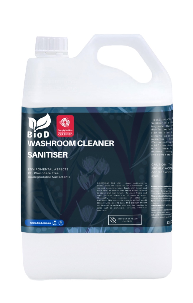 BIOD-WASHROOM CLEANER SANITISER-5L