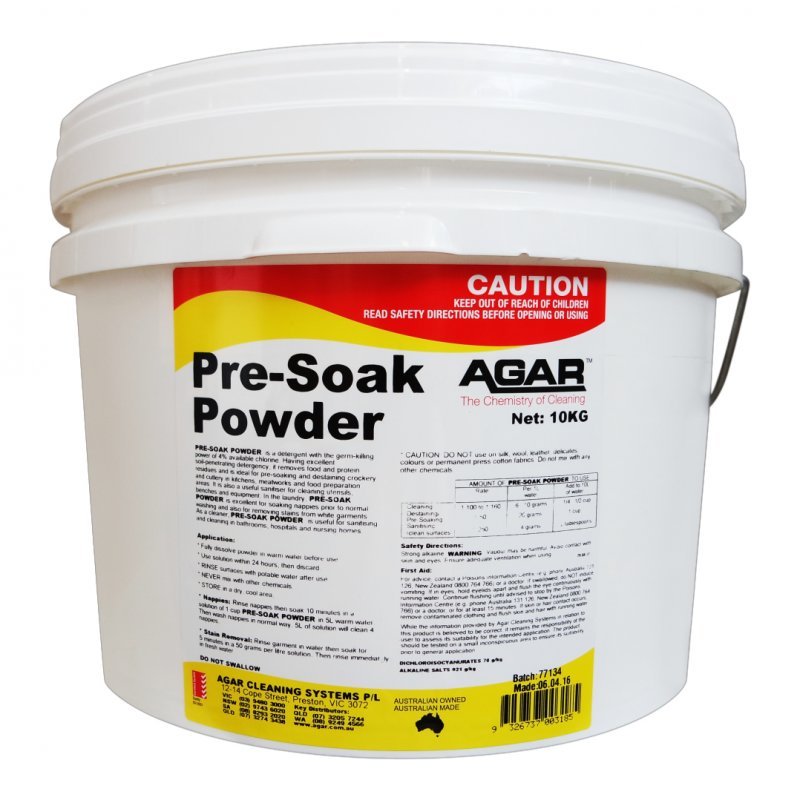 AGAR - PRESOAK POWDER 10KG