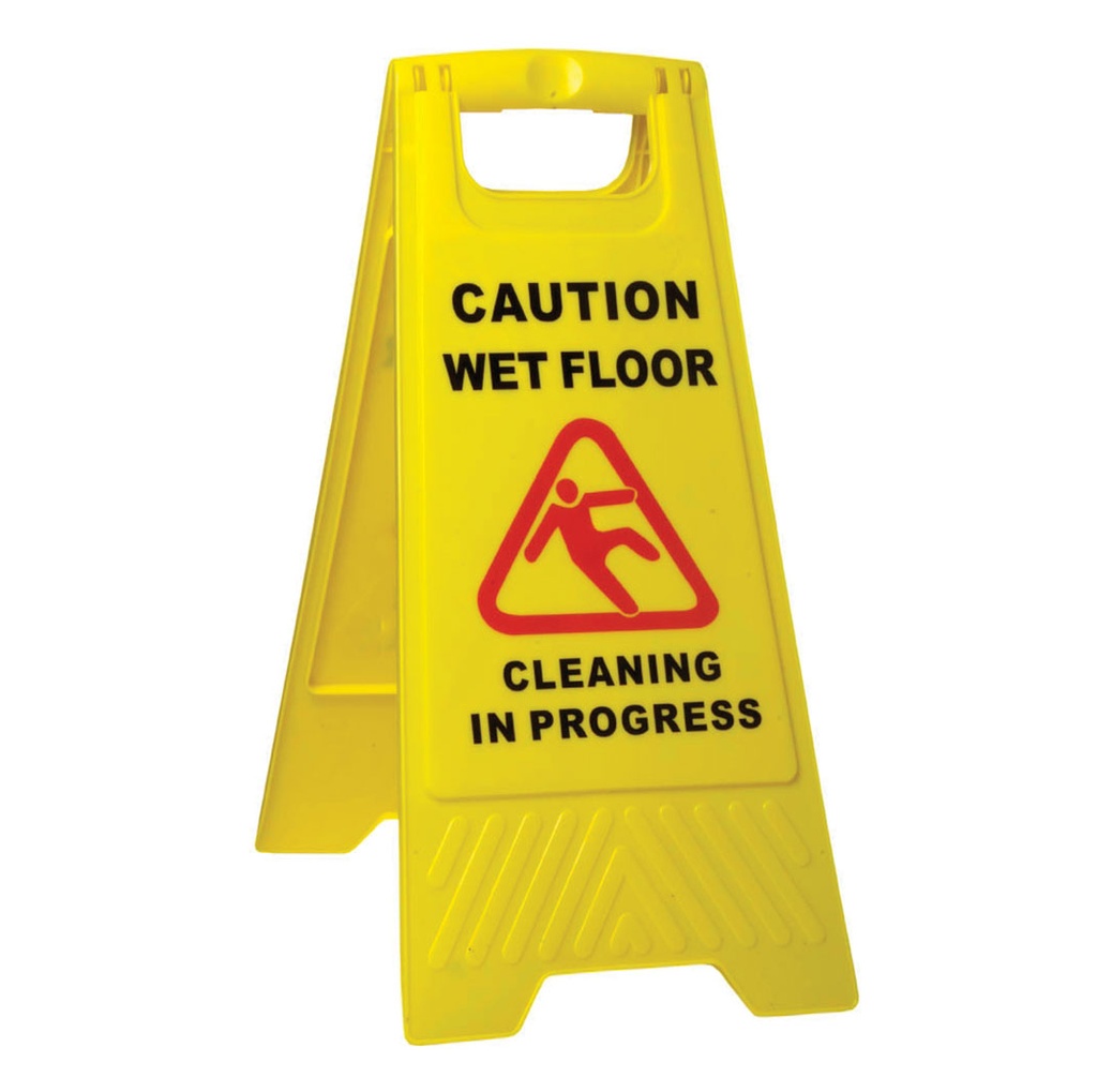 SABCO - CAUTION WET FLOOR / CLEANING IN PROGRESS A-FRAME