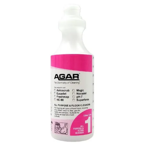 AGAR - PH7 SCREEN PRINTED EMPTY DISPENSING BOTTLE 500ML