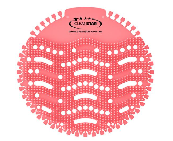 CLEANSTAR- BOX OF 250 URINAL SCREENS - STRAWBERRY FRAGRANCE