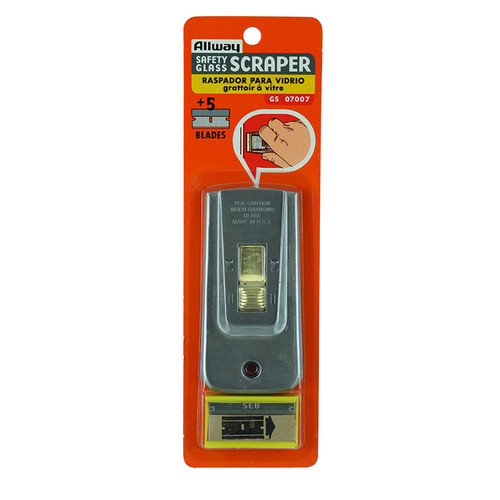 METAL SCRAPER HEAVY DUTY BRASS BUTTON EACH