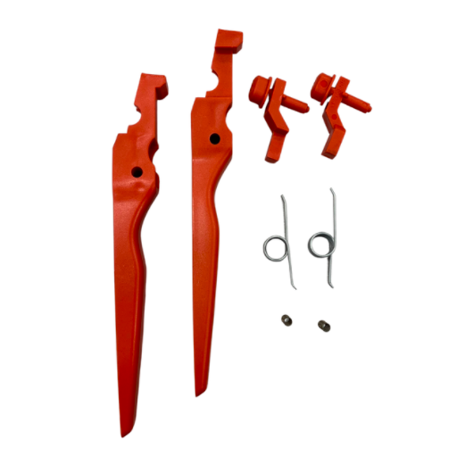 POLIVAC - TRIGGER KIT - INCUDES LEFT AND RIGHT TRIGGERS AND SAFETY BUTTONS, AND ALL SPRINGS REQUIRED.