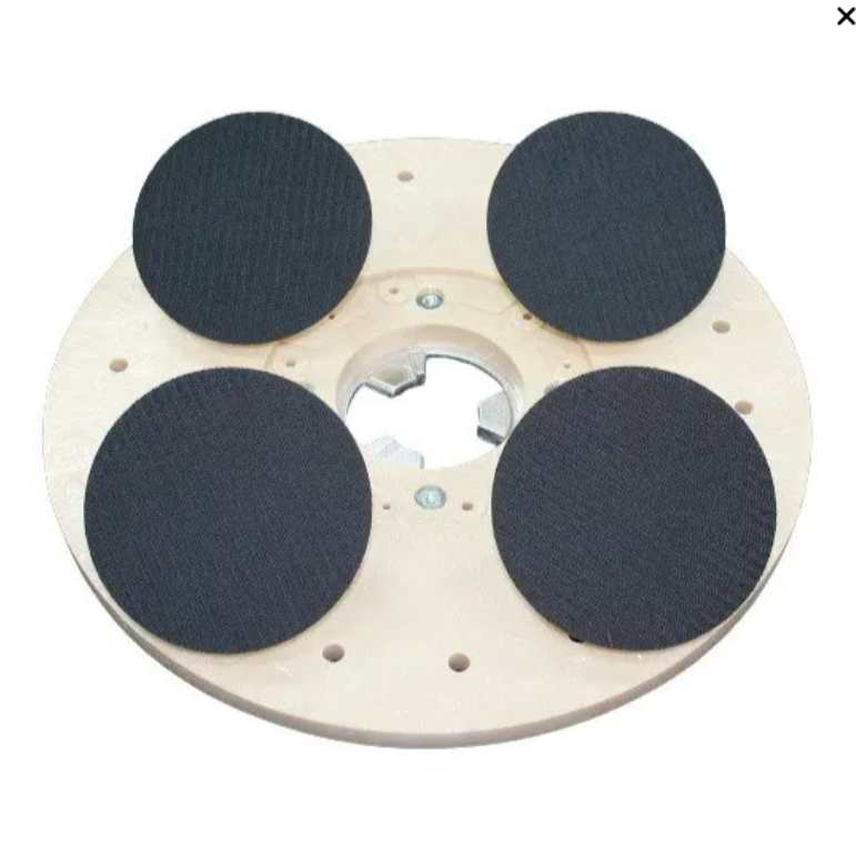 POLIVAC- 4 HEAD SANDING DISK WITH CLUTCH