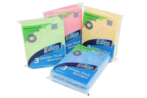 [18154] EDCO 3 JUMBO THICK SPONGES