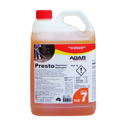 [PREST5] AGAR - PRESTO 5L