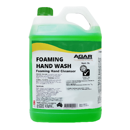 [FOAH5] AGAR - FOAMING HAND WASH 5L