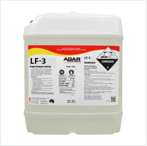 [PODS15] AGAR - POWDER DETERGENT SOAKTANK LF-3 15KG