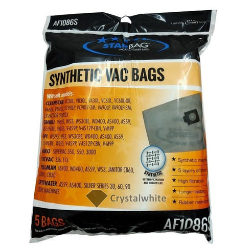 CLEANSTAR - 5PK COMMERCIAL VC30/60/90LTR BAGS