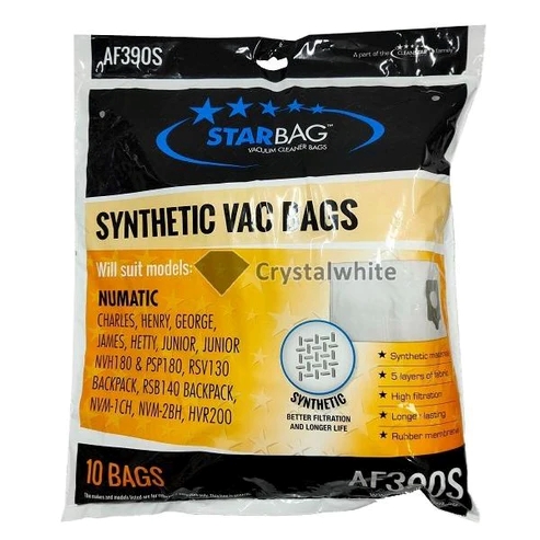 CLEANSTAR - VACBAG 5PK NUMATICHENRY (VS68)