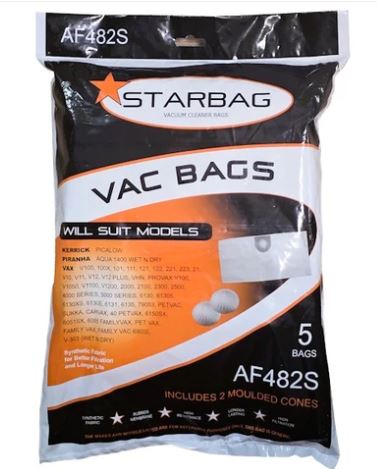 [AF495] CLEANSTAR - VACBAG 10PK MICRON/PURPLE THRIFT