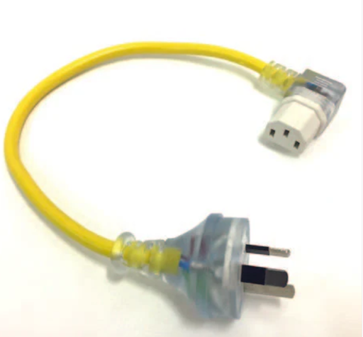 [T1v3-IEC] CLEANSTAR – SHORT IEC LEAD - YELLOW