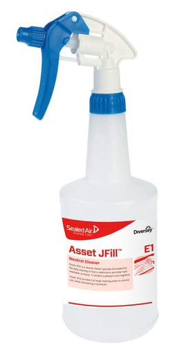 [D1227999] DIVERSEY BOTTLE KIT - SPRAY - TASKI ASSET J-FILL 750ML