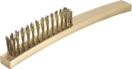 [164897] OATES-B-14014 BRASS BRUSH 4 ROW