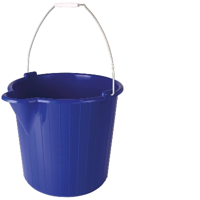 [165034] OATES-BK-012B D/CLN SUPER BUCKET 12L BLUE