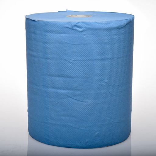 STELLA HOSPITALITY 2PLY 150M BLUE AUTOCUT ROLL TOWEL - 6 ROLLS/CTN