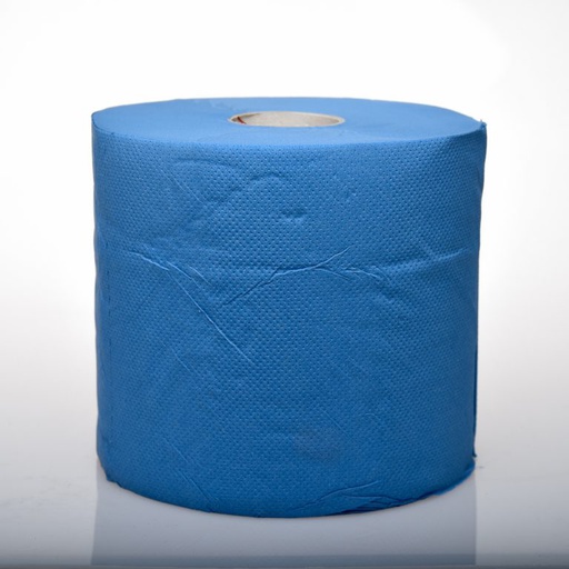 [8602B] STELLA HOSPITALITY 2PLY 140M BLUE C/PULL ROLL TOWEL - 6 ROLLS/CTN