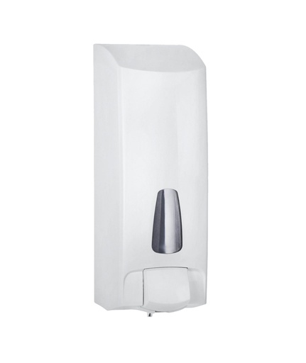 [D825] 1LT WHITE REFILLABLE LIQUID SOAP DISPENSER