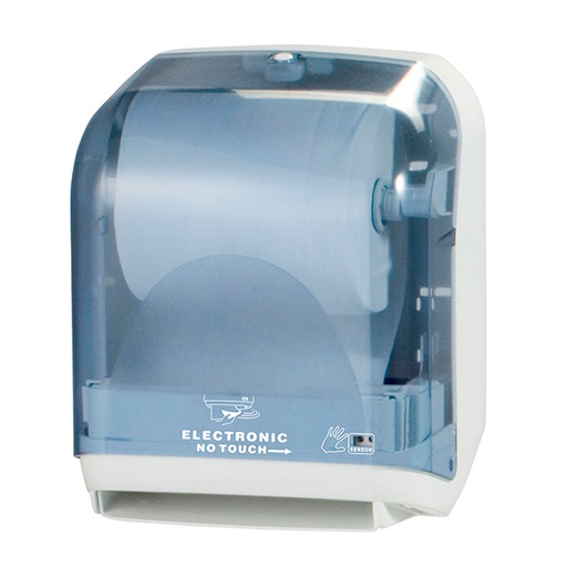 TRANSPARENT ELECTRONIC NO TOUCH AUTOCUT ROLL TOWEL DISPENSER