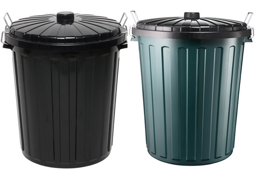 EDCO PLASTIC GARBAGE BIN WITH LID 55L