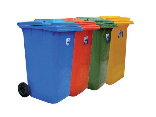 HEAVY DUTY BIN WITH WHEELS 240L